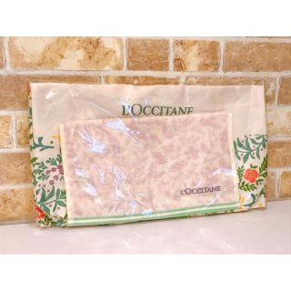 ロクシタン(L'OCCITANE)のL’OCCITANE ロクシタン　トートバッグ　タオルハンカチ　ボタニカル柄(トートバッグ)