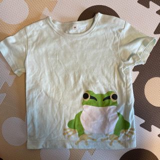 ムジルシリョウヒン(MUJI (無印良品))の無印　カエル　Tシャツ　90(Tシャツ/カットソー)