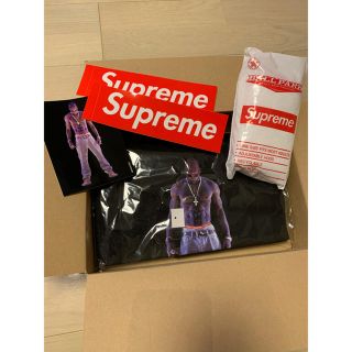 シュプリーム(Supreme)のsupreme Tupac Hologram Tシャツ　XL 黒　ブラック(Tシャツ/カットソー(半袖/袖なし))