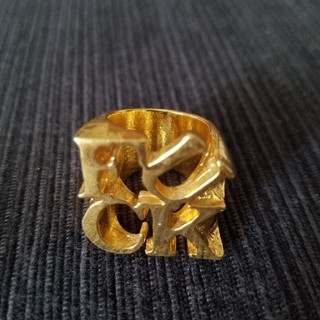 RUDEBOYZ "FUCK" RING IN GOLD(リング(指輪))