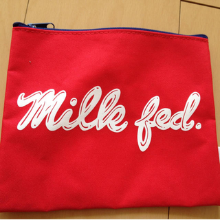 ミルクフェド(MILKFED.)の新品♡milkfed♡ペタンコポーチ(ポーチ)
