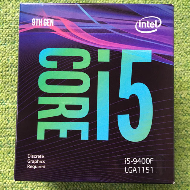 【新品未開封品】intel core i5 9400F