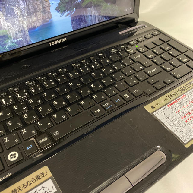 ●新品SSD●東芝 Win10 T451/58EW i7 8GB ブルーレイ