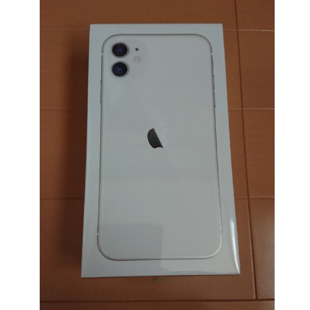 iPhone11 64G ホワイト 新品、未開封