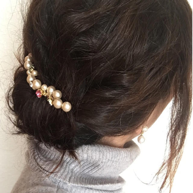 TODAYFUL(トゥデイフル)のPerlのbijouコーム♡todayful,ungrid,zara レディースのアクセサリー(その他)の商品写真