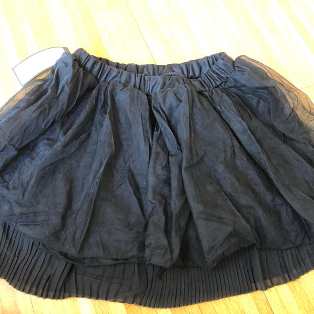 INGNI(イング)のブラック･チュールスカート レディースのスカート(ミニスカート)の商品写真