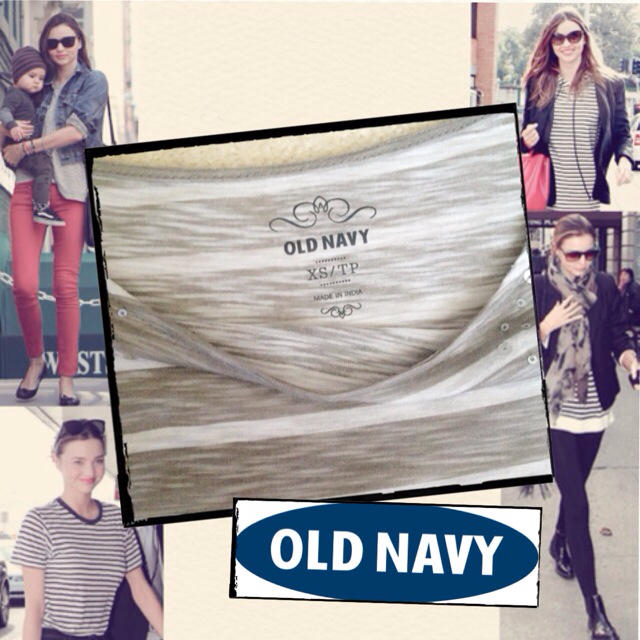 Old Navy(オールドネイビー)のOld Navy ボーダーT★送料込 レディースのトップス(Tシャツ(長袖/七分))の商品写真