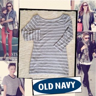 オールドネイビー(Old Navy)のOld Navy ボーダーT★送料込(Tシャツ(長袖/七分))