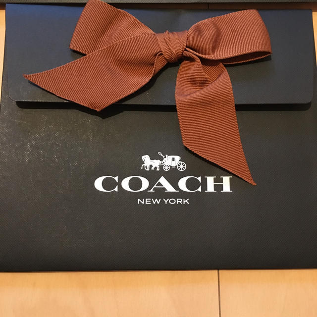 COACH(コーチ)のコーチ　袋　ギフト インテリア/住まい/日用品のオフィス用品(ラッピング/包装)の商品写真