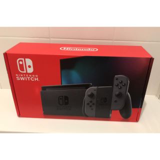 ニンテンドースイッチ(Nintendo Switch)の任天堂Switch本体　グレー(家庭用ゲーム機本体)