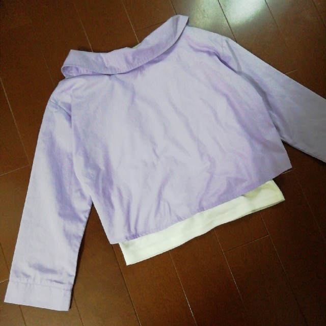 しまむら(シマムラ)のシャツ　130cm　女の子 キッズ/ベビー/マタニティのキッズ服女の子用(90cm~)(ブラウス)の商品写真