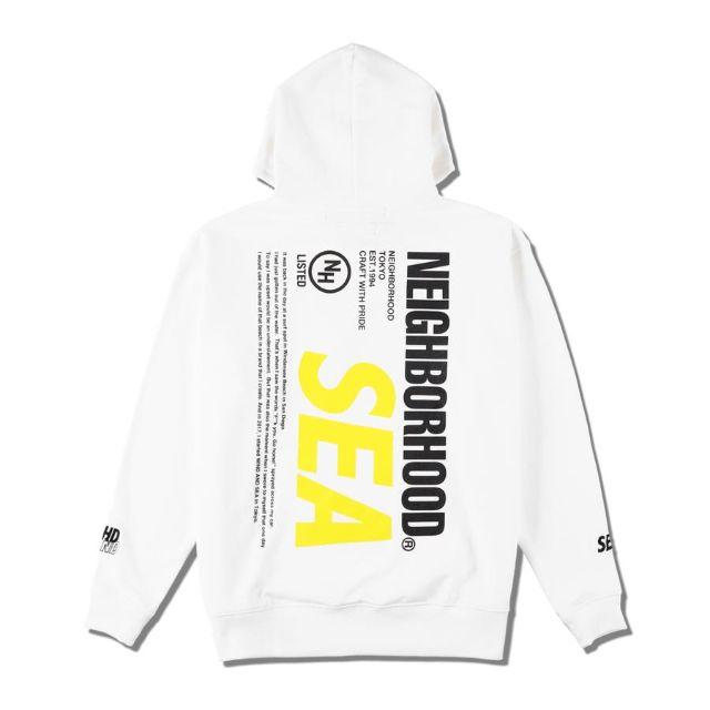 neighborhood wind and sea hoodie xlサイズwhite白サイズ