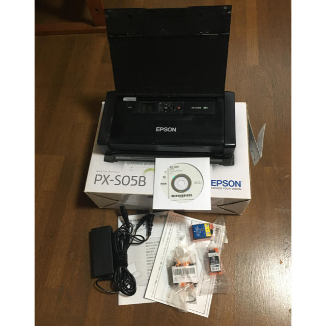 EPSON - 【値下げ】EPSON PX-S05B コンパクトプリンター【おまけ付】の