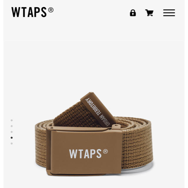 20SS WTAPS GIB BELT BROWN