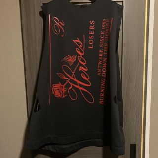 ラフシモンズ(RAF SIMONS)のrafsimons  ﾗﾌｼﾓﾝｽﾞ ﾉｰｽﾘｰﾌﾞ(Tシャツ/カットソー(半袖/袖なし))