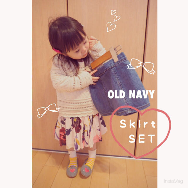 Old Navy(オールドネイビー)のhana♡ 様 ＊ ５点 キッズ/ベビー/マタニティのキッズ服女の子用(90cm~)(スカート)の商品写真