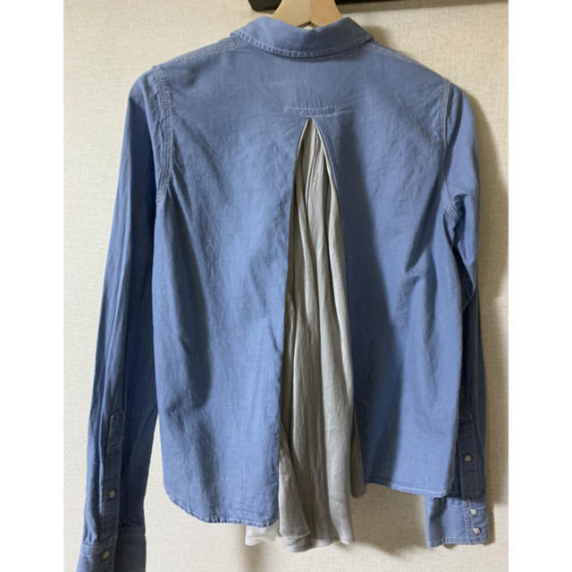 sacai luck(サカイラック)のsacai luck バックチュール　デニムシャツ レディースのトップス(シャツ/ブラウス(長袖/七分))の商品写真