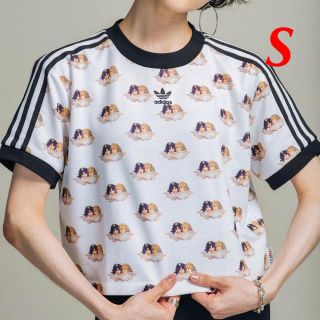 アディダス(adidas)の【レディースＳ】フィオルッチ×アディダスオリジナルス　クロップドＴシャツ(Tシャツ(半袖/袖なし))