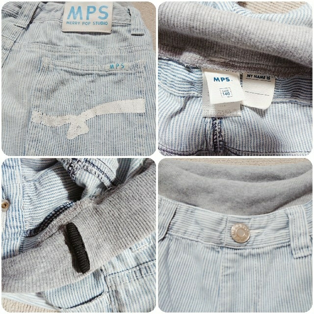 MPS(エムピーエス)のRight-on MPS キッズ  ハーフパンツ 140 キッズ/ベビー/マタニティのキッズ服男の子用(90cm~)(パンツ/スパッツ)の商品写真