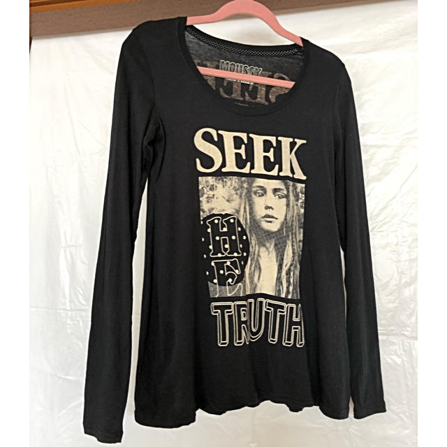 moussy(マウジー)のmoussy新品ロングTシャツ レディースのトップス(Tシャツ(長袖/七分))の商品写真