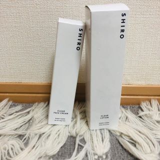 シロ(shiro)のshiro化粧水&フェイスクリームセット♡(化粧水/ローション)