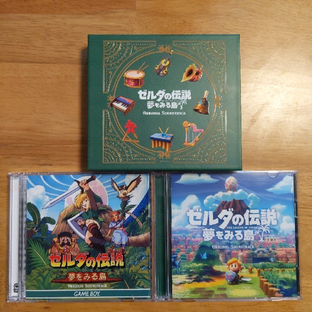 任天堂(ニンテンドウ)のゼルダの伝説 夢をみる島 オリジナルサウンドトラック【初回数量限定BOX仕様】 エンタメ/ホビーのCD(ゲーム音楽)の商品写真