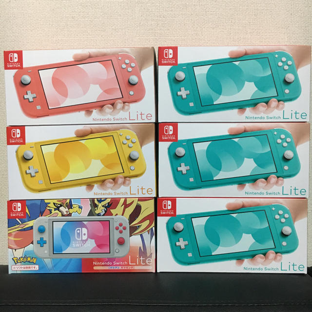 ついに再販開始!】 Nintendo Switch 新品未使用 6台セット Lite ... Nintendo Switch Lite 6台セット 新品未使用