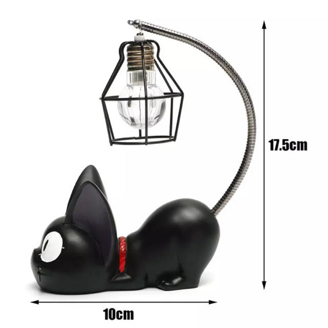 黒猫 デスクランプ テーブルライト 新品 インテリア/住まい/日用品のライト/照明/LED(テーブルスタンド)の商品写真