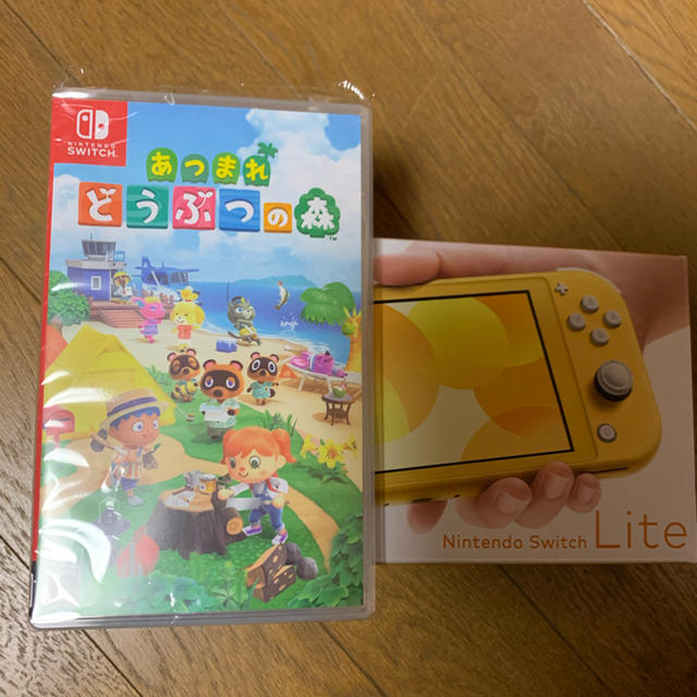 任天堂　switch lite + あつまれどうぶつの森　セット