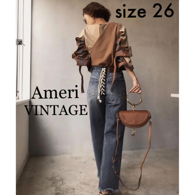 パンツAmeri VINTAGE ROPE LACE UP DENIM