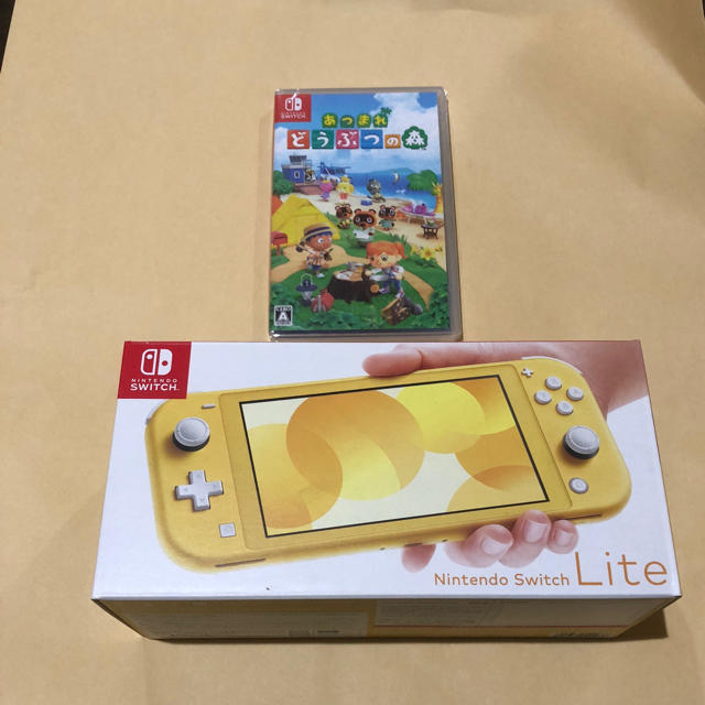 Nintendo Switch lite イエロー どうぶつの森 ソフトセット