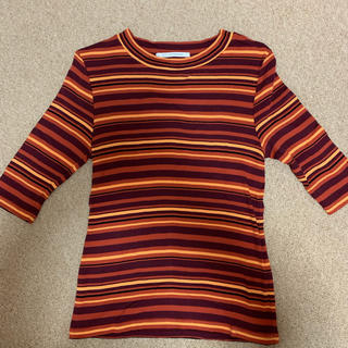 スライ(SLY)のSLY Tシャツ/カットソー　ボーダー(Tシャツ(半袖/袖なし))