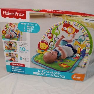 フィッシャープライス(Fisher-Price)のフィッシャープライス レインフォレスト指遊びミュージカルジム(ベビージム)