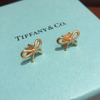 ティファニー(Tiffany & Co.)のTiffany/ボウピアス リボンピアス(ピアス)
