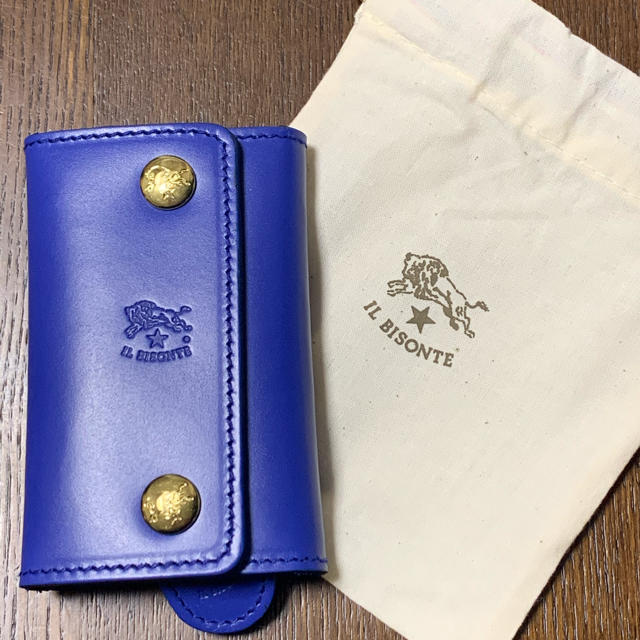 新品 イルビゾンテ キーケース キーリング ブルーベリー ミルティーロファッション小物