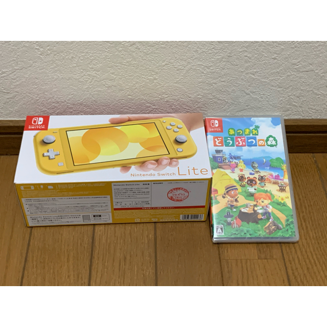 Nintendo Switch(ニンテンドースイッチ)の新品 Nintendo Switch Light あつまれどうぶつの森 set エンタメ/ホビーのゲームソフト/ゲーム機本体(家庭用ゲーム機本体)の商品写真