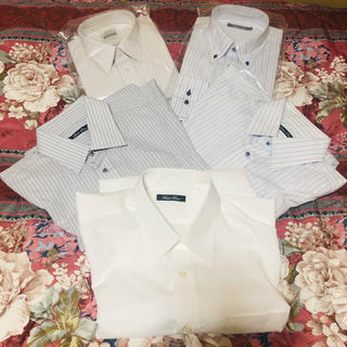 セシール(cecile)の長袖ビジネスシャツ5枚セット　L スーツ Yシャツ 仕事　セシール(シャツ)