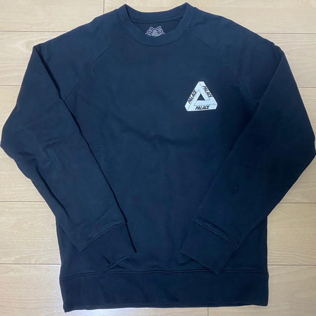 パレス 黒 Palace skateboards tri ferg 三角ロゴ - スウェット