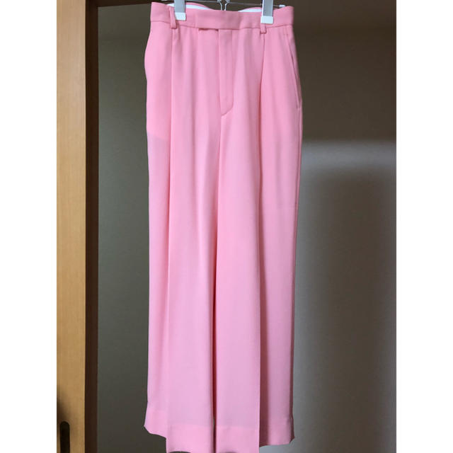 6(ROKU)GEORGETTE TUCK PANTS/パンツ