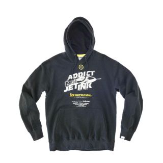 アディクト(ADDICT)のADDICT Jet Ink pullover Black S(パーカー)