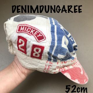 デニムダンガリー(DENIM DUNGAREE)のDENIMDUNGAREE ディズニー ミッキー コラボ 帽子 キャスケット(帽子)