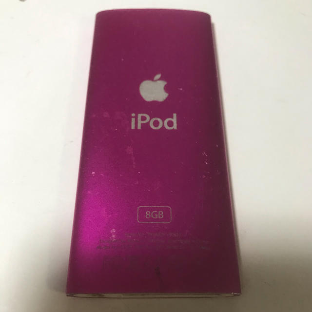 Apple(アップル)のiPod nano！モデル・Ａ１２８５！ピンク・８Ｇ スマホ/家電/カメラのオーディオ機器(ポータブルプレーヤー)の商品写真