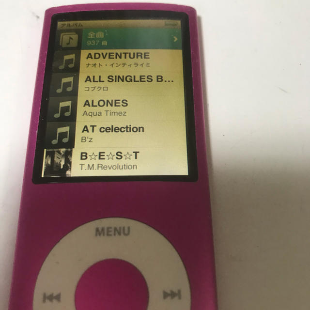 Apple(アップル)のiPod nano！モデル・Ａ１２８５！ピンク・８Ｇ スマホ/家電/カメラのオーディオ機器(ポータブルプレーヤー)の商品写真