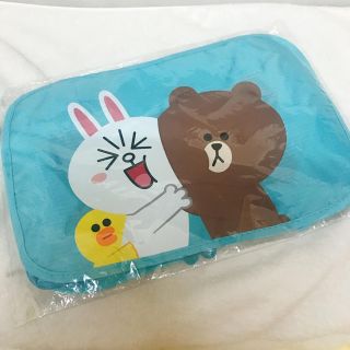 サンリオ(サンリオ)の新品　日本未発売 line friendsライン フレンズ 旅行 ポーチ　セット(ポーチ)