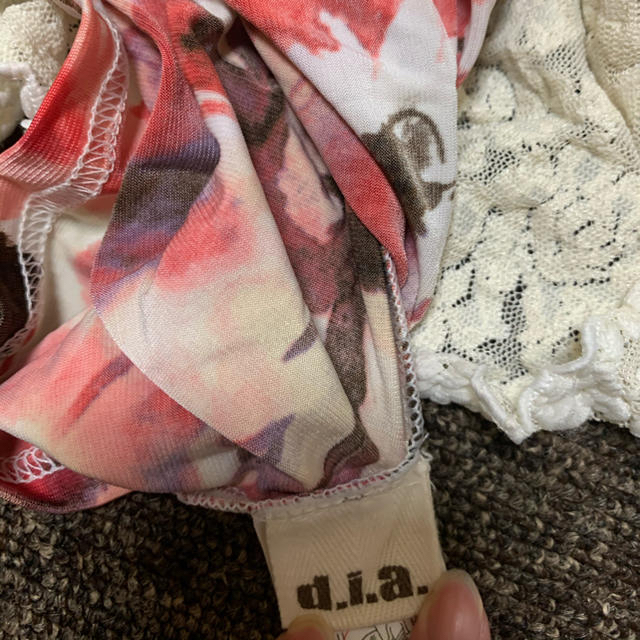 d.i.a(ダイア)のd.i.aオフショルレース花柄ミニワンピ レディースのワンピース(ミニワンピース)の商品写真