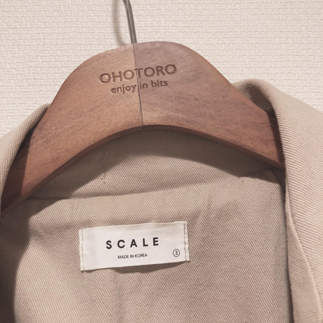 OHOTORO(オオトロ)のOHOTORO afternoon trench coat レディースのジャケット/アウター(トレンチコート)の商品写真