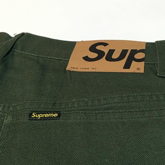 新品 Supreme パンツ ズボン オリーブ W30