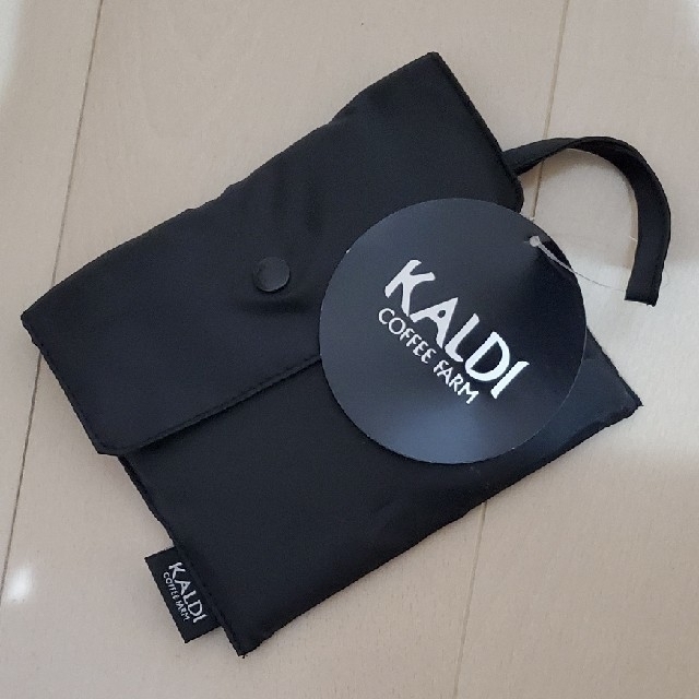 KALDI(カルディ)の新品未使用 カルディ エコバッグ ブラック レディースのバッグ(エコバッグ)の商品写真