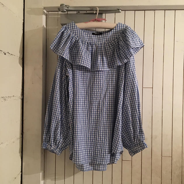 us vintage check blouse.