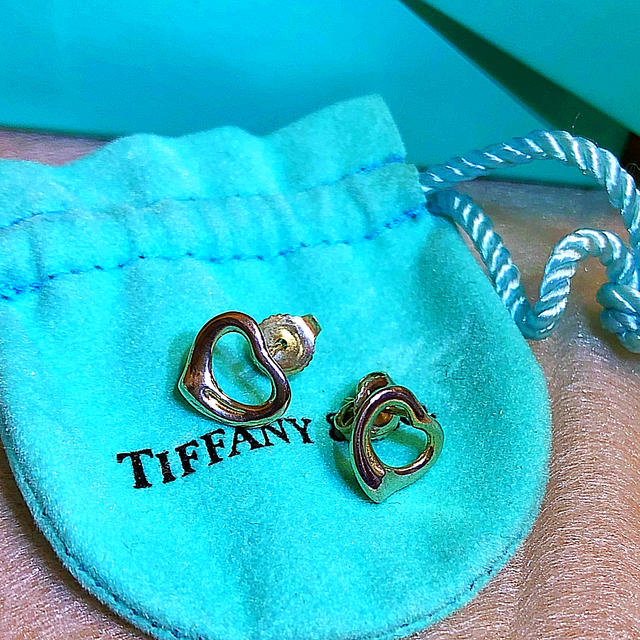 ピアスTiffany&Co ティファニー  オープンハートピアス